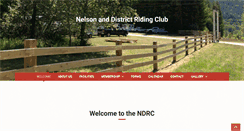 Desktop Screenshot of nelsonridingclub.com