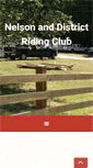 Mobile Screenshot of nelsonridingclub.com